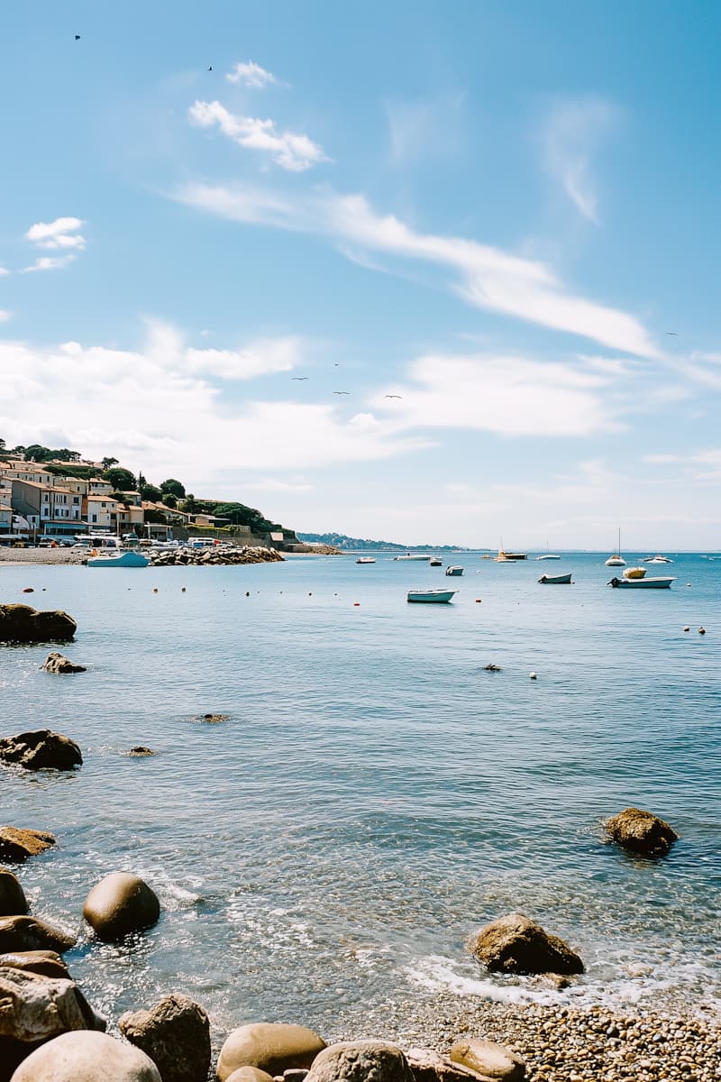 Olbia coast and harbour-side boat day atmosphere