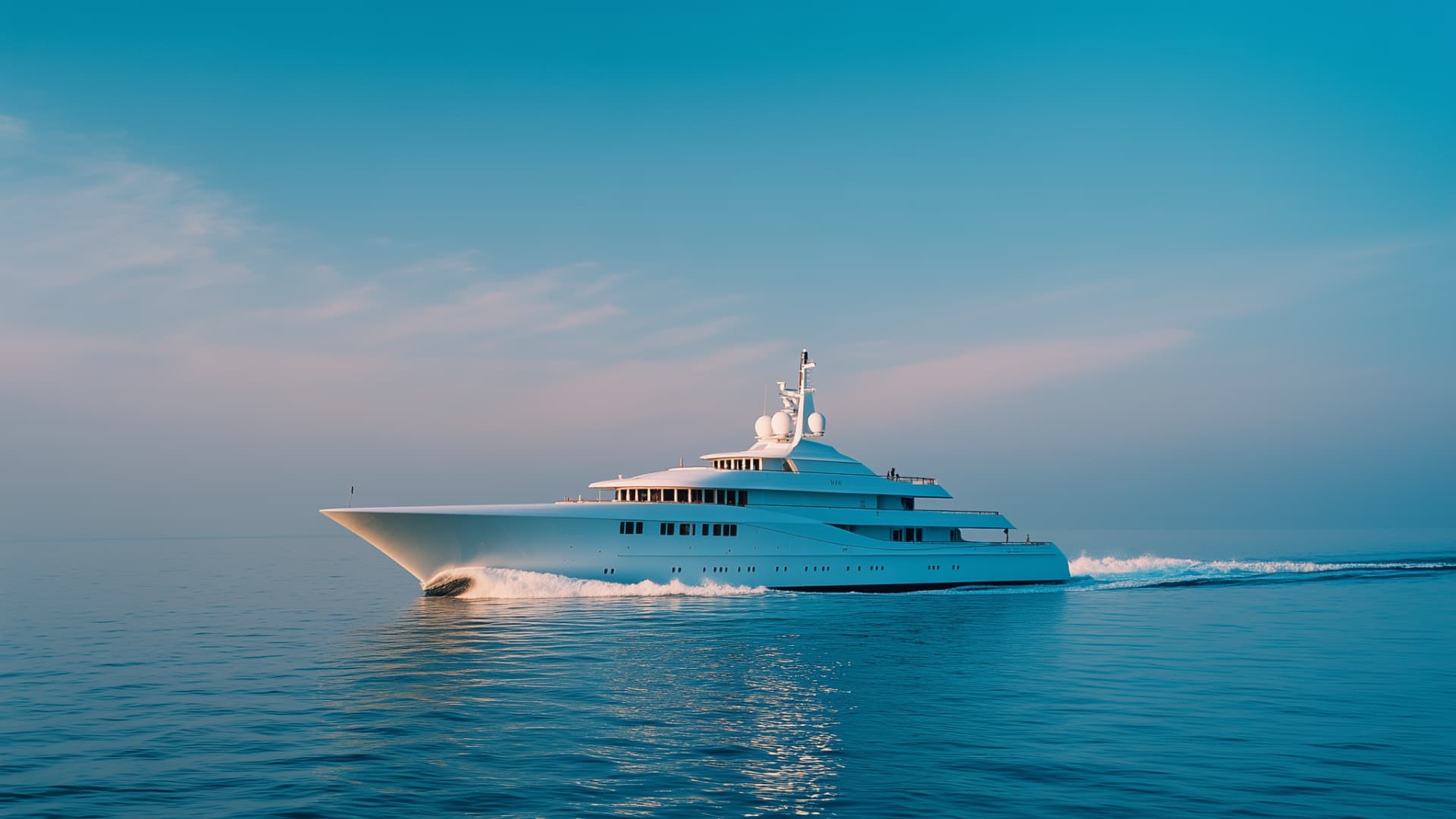 Motor boat cutting through turquoise Sardinian waters